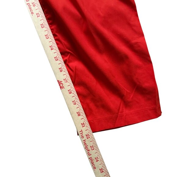 Duluth Trading Womens Nylon Orange Cargo Capris Size 12 - Picture 6 of 8